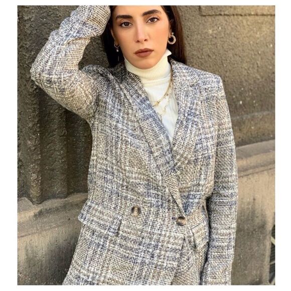 H&M Boucle Jacket Textured New - Picture 1 of 4
